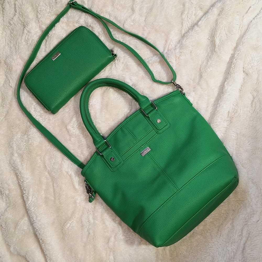 Jewell Cross Body Purse w/ Clutch Wallet